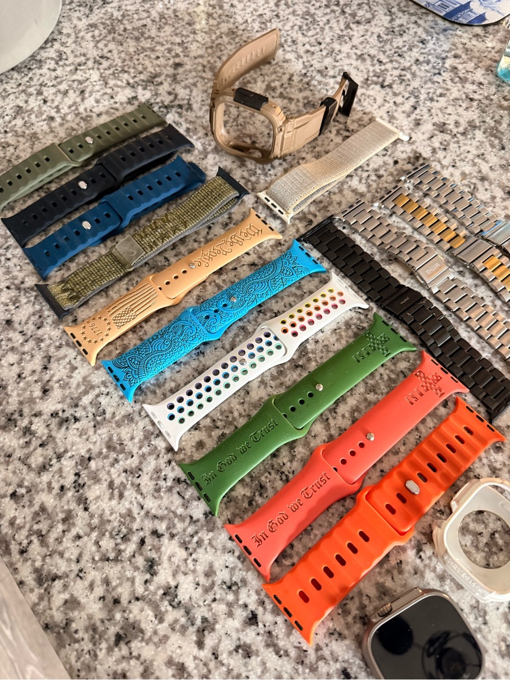 Apple Watch Ultra Bluetooth + 5g with Charger and 21 Bands - Picture 3 of 7